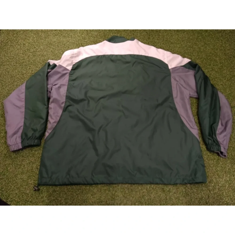 Green Bay Packers‎ Vintage Y2K Reebok Windbreaker Jacket Mens XL  NFL  Apparel